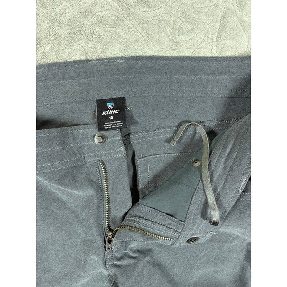 Kuhl Hiking Pants Capris Size 10 Trekr Kapri Adjustable Outdoors Granola Earthy - Picture 3 of 8